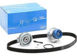 Skf Vkmc 01113-2 Pompa Dell'acqua + Set Cinghia Dentata Oe 06A109119B Compatibile Con Alhambra, Cordoba, Ibiza, Fabia, Octavia, Superb, Bora, Caddy, Golf Iv, Golf V, Jetta, Multivan V, New Beetle, Passat 3B, Sharan, Touran, Transporter V
