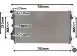 Radiatore Motore Van Wezel Per Audi A1 Seat Ibiza Toledo Skoda Fabia Vw Polo