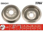 Trw DB4241 - Tamburo Freno Oe 60813016 Per 145 (930), 146 (930)