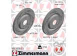 Zimmermann 100.3358.53 - Disco Freno Per A5 (8F), A5 (F5), A5 (8T), A4 (8W), A4 (8K), A6 (4G), A6 (4A), A7 (4G), A7 (4K), A8 (4H), A8 (4N), Q5 (8R), Q5 (Fy), Q7 (4M), Macan (95B), Touareg (CR7, RC8)