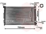 Van Wezel 03002125 - Oe 4B0121251R Radiatore, Raffreddamento Motore Per A6 (4B), A4 (8D), Superb I (3U), Passat (3B)