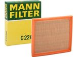 MANN-FILTER C 22 009 - Oe 17801 0T040 Filtro Aria Per Ct (ZWA10), Nx (Z1), Auris (E15), Auris (E18), Prius (W3), Prius Plus (W4), Rav 4 Iv (A4)
