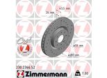 Zimmermann 230.2366.52 - Disco Freno Per Mito (955), Bravo, Stilo