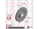 Zimmermann 230.2366.20 - Disco Freno Per Mito (955), Bravo, Stilo