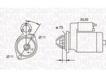Magneti Marelli 063523627010 - Motorino Di Avviamento, Starter Per Spider (939), Brera (939), 159 (939), Croma