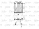 Valeo 811532 - Oe 7L0819031 WäRmetauscher, Heizung FüR Q7 (4L), Cayenne (9PA), Amarok, Touareg (7L), Touareg (7P)