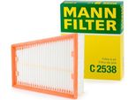 MANN-FILTER C 2538 - Oe 16546 00Q4D Filtro Aria Per Grand Scenic Ii (Jm), Kangoo (Kw), Kangoo (Fw), Megane Ii, Scenic Ii