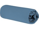 Lenzuolo Con Angoli Roba 60 X 120 - 70 X 140 Cm Seashells Indigo - Lenzuolo Per Lettini E Culle - Cotone - Gots E Oeko-Tex Standard 100 - Blu