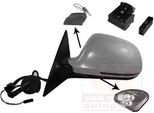 Van Wezel 0341817 Specchietto Esterno Specchietto Laterale Sinistro Per Audi A6 Avant (4F5, C6) Asferico Riscaldato Con Memoria Primerizzato