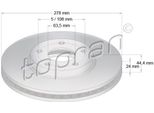 Topran 302 248 - Oe 2T141125CB Disco Freno, Asse Anteriore Per Tourneo Connect, Transit Connect