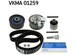 Skf VKMA01259 Kit Cinghia Dentata Oe 038109244J Compatibile Con A3 8P, Altea, Altea Xl, Leon, Toledo, Octavia, Superb, Golf Plus, Golf V, Jetta, Passat 3C, Touran