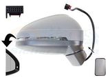 Van Wezel 0346828 Specchietto Esterno Specchietto Laterale Destro Per Audi A4 B9 Avant (8W5, 8WD) Asferico Con Memoria Per Predisposto Per Oscuramento Con Primer