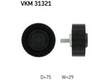 Skf Vkm 31321 - Oe 022 145 276 Puleggia Folle, Cinghia A V Per Phaeton (3D)