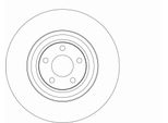 Trw DF4268S - Oe 4E0 615 301 A Disco Freno Per A6 (4F), A8 (4D), A8 (4E), Phaeton (3D)