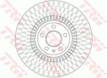 Trw DF6216 - Disco Freno Oe 4G0 615 301 K Per A6 (4G), A7 (4G), A8 (4H)