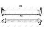 Nrf 53126 - Oe 6R0145805H Radiatore, Raffreddamento Motore Per A1 (8X), Ibiza (6J, 6P), Toledo Iv (KG3), Fabia Ii (54), Fabia Iii (Nj), Rapid (Nh), Roomster (5J), Polo (6C, 6R)