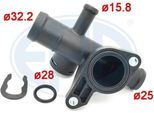 Era 354030 Flangia Refrigerante Per Vw Golf Iv Hatchback (1J1) Flangia Acqua