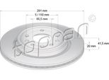 Topran 206 859 - Oe 71772548 Disco Freno, Asse Posteriore Per Croma, Signum (Z03), Vectra C (Z02)