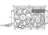 Prasco VN7529 - Ventola Radiatore Oe 1K0121207AD Per A1 (8X), A3 (8P), Tt (8J), Altea (5P), Ibiza (6J, 6P), Leon (1P1), Toledo Iii (5P2), Fabia Ii (54), Octavia Ii (1Z), Octavia Iii (5E), Superb Ii (3T), Yeti (5L), Eos (1F), Golf Plus (5M), Golf V (1K), Scirocco, Caddy Iii (2C, 2K), Golf Vi, Jetta Iii (1K2), Jetta Iv, Passat (365, 362), Passat (3C), Passat Cc (357), Polo (6C, 6R), Maggiolino (5C),