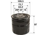 Valeo 586084 - Filtro Olio Per A6 (4A), S70 (874), S80 I (184), V70 I (875, 876), V70 Ii (285), T4