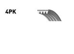 Gates 4PK970 Cinghia Trapezoidale Dentata Oe 64557785212 Compatibile Con Serie 3 E46, Serie 3 F30, Serie 3 G20, Serie 3 G21, Serie 5 G30, Serie 5 G31, Serie 7 G11, X3, X5, Cirrus, Sebring, Stratus, Voyager, Rio, Amg Gt, Sl, Pajero