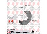 Zimmermann 100.1649.20 - Tamburo Del Freno Per A2 (8Z), Cordoba (6L), Ibiza (6L), Ibiza (6J, 6P), Fabia I (6Y), Fox (5Z), Polo (9N), Polo (6C, 6R)