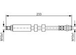 Bosch 1 987 476 418 - Tubo Flessibile Freno Oe 4A0 611 775 Per A6 (4A)