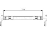 Bosch 1 987 476 404 - Tubo Freno Oe 4A0 611 707 Per A6 (4A)