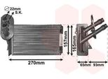 Van Wezel 58006173 - Oe 1J1819031A Scambiatore Di Calore, Riscaldatore Per A3 (8L), Tt (8N), Leon (1M1), Toledo Ii (1M2), Octavia I (1U), New Beetle, Bora (1J), Golf Iv (1J)