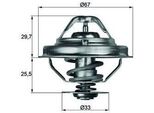 Mahle Tx 38 80D - Oe 1153 1 727 145 KüHlwasserthermostat FüR 7Er (E38), 5Er (E39), 3Er (E36), Range Rover Ii (P38A)