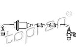 Topran 401 549 - Oe 220 540 05 17 Sensore Abs Per Classe S (W220)