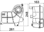 Mahle Crt 24 000S - Oe 8E0 121 403 C Vaso Di Espansione Per A4 (8E), A4 (8H), Exeo (3R)
