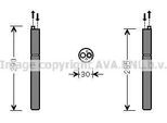 Prasco AID298 - Essiccatore Aria Condizionata Oe 8K0298403 Per A4 (8K), A5 (8T), A5 (8F), Q5 (8R)