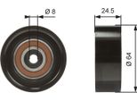 Gates T38097 - Puleggia Folle Oe 059903341, Cinghia A V Per A6 (4B), A8 (4D), A4 (8D), A4 (8E), A4 (8H), Superb I (3U), Passat (3B)