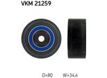 Skf Vkm 21259 Rullo Di Rinvio/Guida, Cinghia Dentata Oe 03G109244A Compatibile Con A3 8P, Altea, Altea Xl, Leon, Toledo, Octavia, Superb, Golf Plus, Golf V, Jetta, Passat 3C, Touran