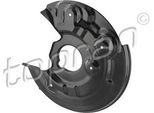 Topran 117 969 - Piastra Di Ancoraggio Oe 1Q0 615 611F, Asse Posteriore Sinistro Per Yeti (5L), Maggiolino (5C), Eos (1F), Jetta Iv, Scirocco