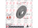 Zimmermann 600.3259.20 - Disco Freno Per A1 (Gb), Ibiza (Kj), Kamiq (NW4), Scala (NW1), Polo (AE1, AW1, BZ1)
