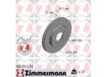 Zimmermann 100.1241.20 - Disco Freno Per A3 (8L), Tt (8N), Leon (1M1), Toledo Ii (1M2), Octavia I (1U), Bora (1J), Golf Iv (1J), New Beetle