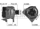 Era 210120A - Alternatore Oe 028 903 018 F Per Felicia (6U), T4