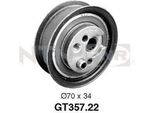 Snr GT357.22 - Puleggia Tenditrice, Cinghia Di Distribuzione Per A4 (8D), A6 (4A), Golf Cabriolet (1E), Passat (3B)