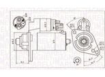 Magneti Marelli 063721293010 - Motorino Di Avviamento, Starter Per Tt (8N), A3 (8P), Toledo Iii (5P2), Leon (1P1), Ibiza (6J, 6P), Ibiza (6L), Cordoba (6L), Altea (5P), Superb Ii (3T), Roomster (5J), Octavia Ii (1Z), Fabia Iii (Nj), Fabia Ii (54), Fabia I (6Y)