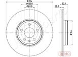Japanparts DI-0916C - Oe 8K0615301 Disco Freno, Asse Anteriore Per A5 (8T), A5 (8F), A4 (8K)