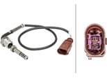 Hella 6PT 358 181-301 - Oe 059906088CE Sensore Della Temperatura Dei Gas Di Scarico Per A4 (8K), A5 (8T), A5 (8F), A6 (4G), A7 (4G), A8 (4H), Q5 (8R), Touareg (7P)