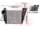 Van Wezel 58004200 - Intercooler Oe 1J0145803G Per Leon (1M1), Toledo Ii (1M2), Octavia I (1U), Bora (1J), Golf Iv (1J)