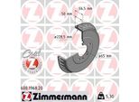 Zimmermann 600.1968.20 - Tamburo Del Freno Per A1 (Gb), Arona (Kj), Ibiza (Kj), Kamiq (NW4), Scala (NW1), Polo (AE1, AW1, BZ1), T-Cross (C11, D31)