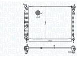 Magneti Marelli 350213179800 - Oe 20777047 Radiatore, Raffreddamento Motore Per Captiva, Antara (L07)