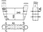 Mahle Ci 130 000S - Oe 058145805A LadeluftküHler FüR A6 (4B), A4 (8D), Passat (3B), Passat (35I)
