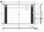 Nrf 35923 - Condensatore Aria Condizionata Oe 4E0260403F Per A8 (4E)