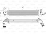 Valeo 818338 - Intercooler Oe 6R0145805F Per A1 (8X), Ibiza (6J, 6P), Fabia Ii (54), Polo (6C, 6R)