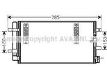 Prasco AIA5297D - Condensatore Aria Condizionata Oe 8K0260403AB Con Essiccatore Per A5 (8F), A4 (8K), A5 (8T), Q5 (8R)